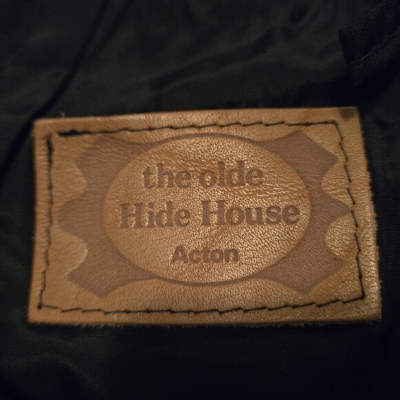 The Olde Hide House Black Leather Skirt - Size 14 - Picture 6 of 10